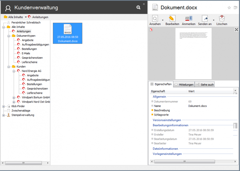 Versionierung von Dokumenten aktivieren und einstellen