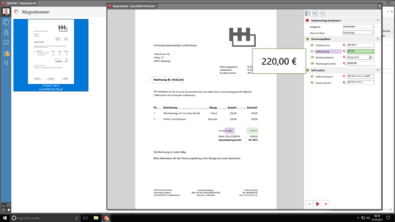 Magnetisieren von Daten 560x315 - Rechnungsworkflow