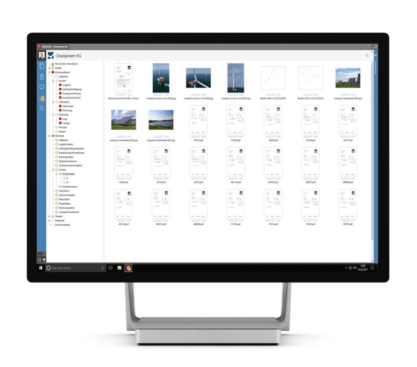 AMAGNO on Microsoft Studio 830x730 - AMAGNO Client