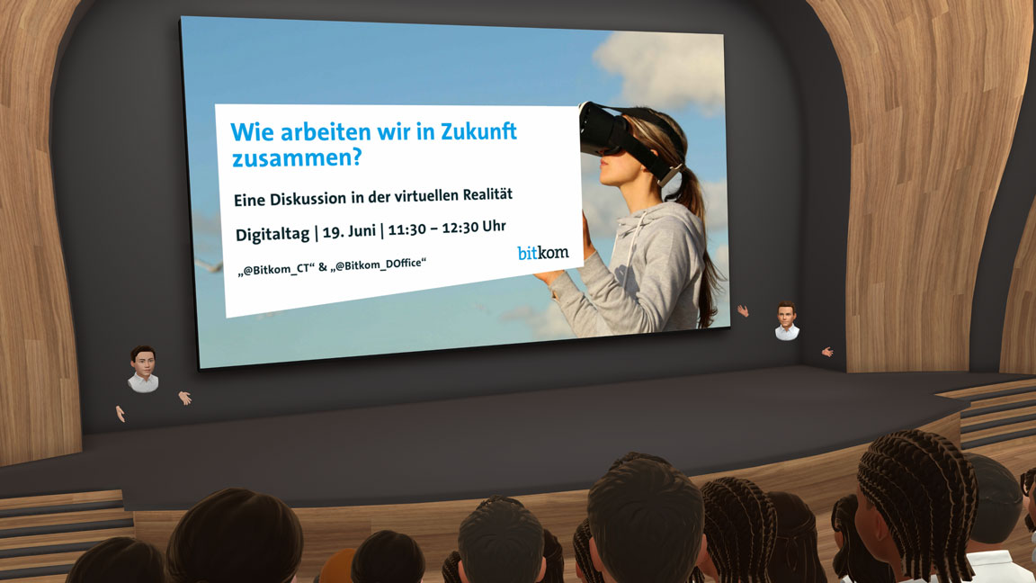 Digitaltag: Wie arbeiten wir in Zukunft zusammen? Eine Diskussion in der virtuellen Realität (Webevent)