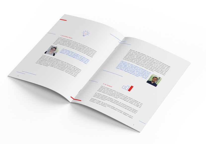 DMS Einfuehrung Doppel Mock 830x581 - E-Book Digitale Workflows leicht gemacht