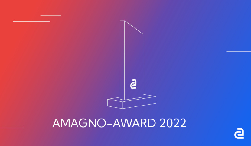 Auszeichnung Amagno-Award 2022, symbolisiert die Innovationskraft im Dokumentenmanagement und digitale Archivierung.