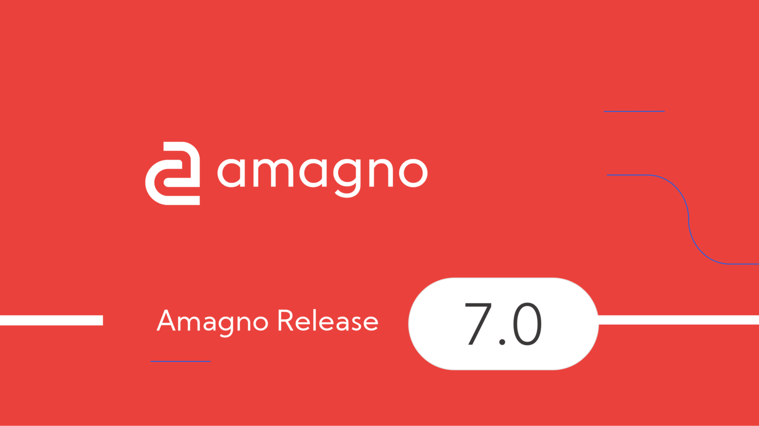 Amagno 7.0 Release-Design, das die neue Benutzeroberfläche für Dokumentenmanagement und digitale Archivierung präsentiert.