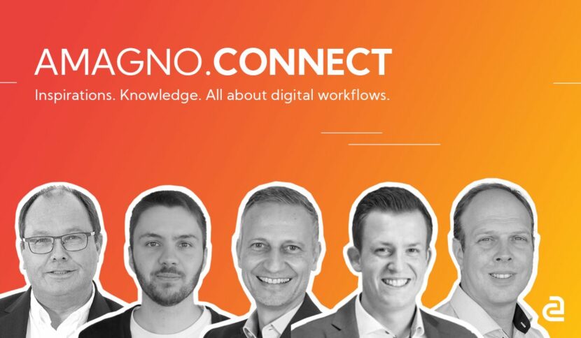 Fünf Experten diskutieren über digitale Archivierung und Dokumentenmanagement bei Amagno.Connect.