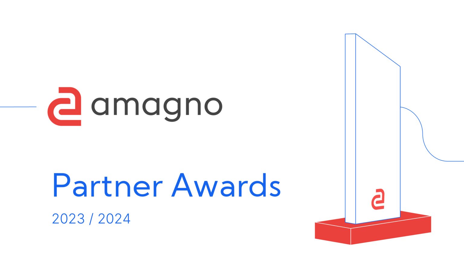 Auszeichnung für Partner von Amagno im Bereich Dokumentenmanagement und digitale Archivierung 2023/2024.