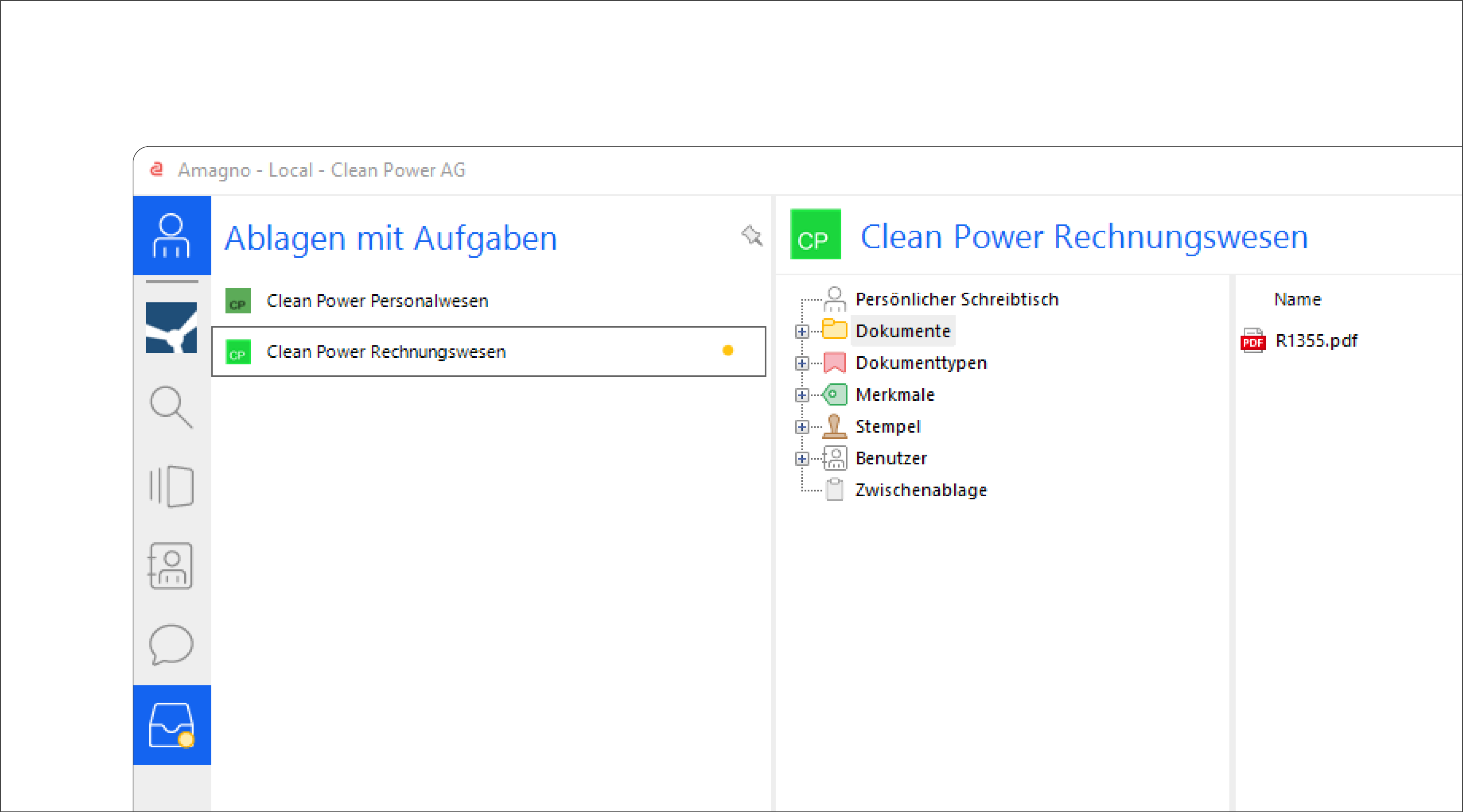 Amagno Version 7.6 Amagno Version 7.6 Uebersicht globaler Aufgaben - Amagno Version 7.6