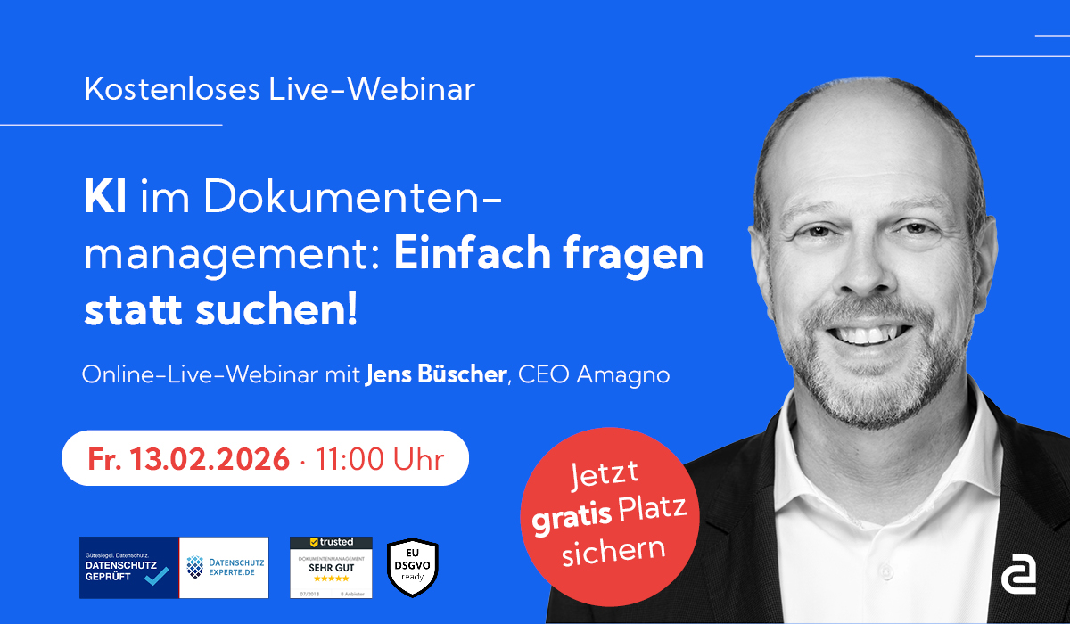 Amagno.AI live erleben: Webinar für alle, die ihr DMS intelligenter nutzen wollen