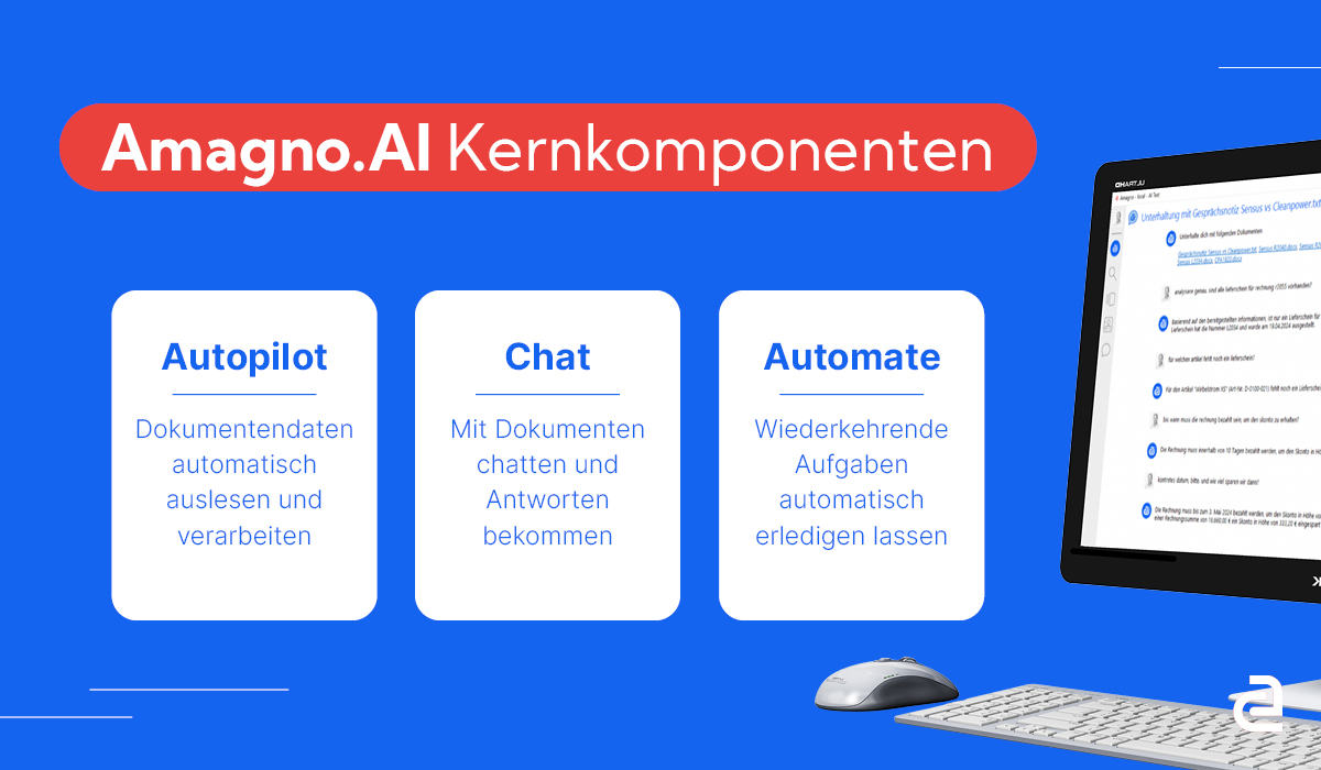 Amagno.AI: Mit KI Informationen finden, Prozesse beschleunigen, Produktivität steigern